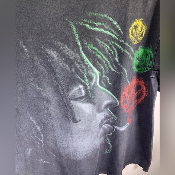 Vintage double sided Bob Marley graphic shirt - Picture 2 of 11